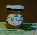 Красный песто из Генуи с сушеными помидорами  без глютена