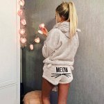 Пижама, кофта + шорты