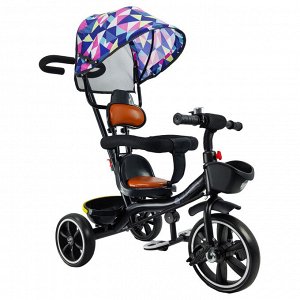 Детский 3-х колесный велосипед GOLF TRIKE TX-656-2B (1/2) синий