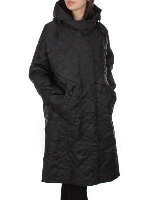 M-6050 BLACK Куртка демисезонная женская (синтепон 100 гр.)