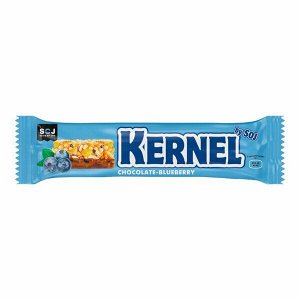 Батончик 3784 злаковый "KERLLI" с черникой в молочном шоколаде 50г