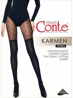 Karmen Колготки с имитацией гольфинов и сердечками