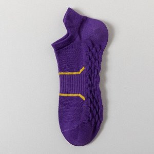 Мужские спортивные носки укороченные, фиолетовый
