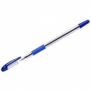 Ручка шариковая Cello Pronto узел 0.7мм, чернила синие, прозрачный корпус