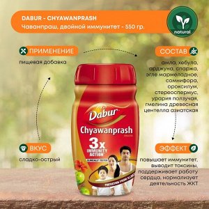 Чаванпраш Дабур | Dabur классический (Индия) 550г