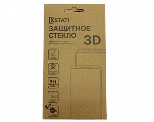 Защитное стекло iPhone 7/8 Крафт 3D черное