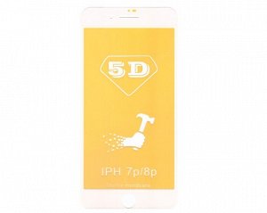 Защитное стекло iPhone 7/8 Plus Nano (белое)