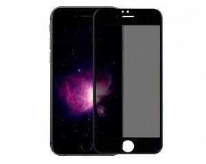 Защитное стекло iPhone 6/6S 2.5D (тех упак) приватное черное