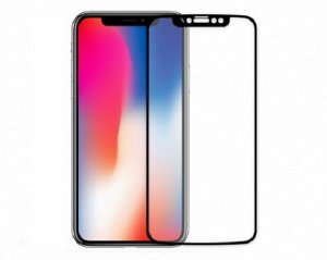 Защитное стекло iPhone X/XS 3D (тех упак) черное