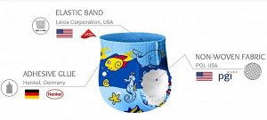 Aiwibi Premium Подгузники-трусики одноразовые для плавания детские (L) 9-14кг (1 шт) мягкая упаковка