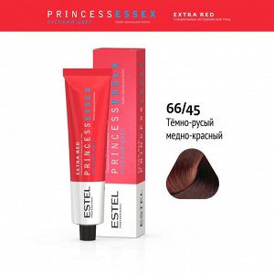 Крем краска PRINCESS ESSEX EXTRA RED для окрашивания волос 66/45 тёмно-русый медно-красный 60 мл