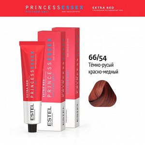 Эстель Крем краска для волос ESTEL PRINCE Extra Red, 66/54 Темно-русый красно-медный,60мл