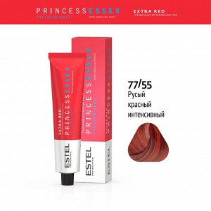 Эстель Крем краска для волос ESTEL PRINCE Extra Red, 77/55 Русый красный интенсивный