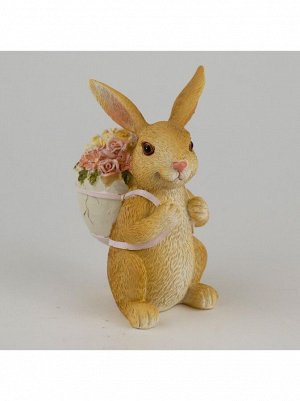 Кролик с рюкзаком 14,5 х 12 х 5 см полирезин