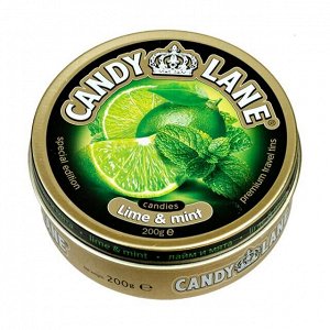 Карамель CANDY LANE Lime &amp; mint ж/б 200 г