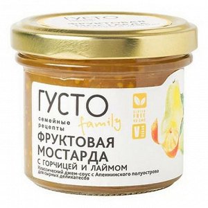 Фруктовая мостарда с горчицей и лаймом