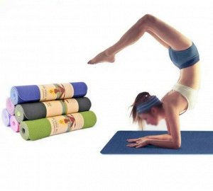 Коврик (мат) для спорта  йоги пилатеса