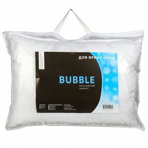 Подушка 50 х 70 см, полиэстер, Bubble, чехол микрофибра