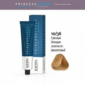 Крем краска для волос ESTEL PRINCE, 10/36 Светлый блондин золотисто-фиолетовый, 100 мл