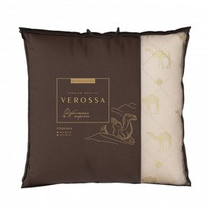 Подушка 70 х 70 см, Верблюжья шерсть, 170920/158933, чехол хлопок, Verossa
