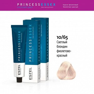 Крем краска PRINCESS ESSEX для окрашивания волос 10/65 светлый блондин фиолетово-красный 60 мл