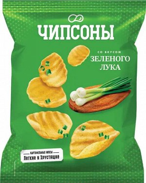 Снеки Чипсоны Зеленый лук 90г
