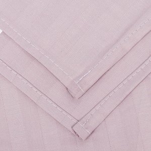 Наволочка 2 шт, Monocolor, страйп-сатин, 100% хлопок, 70 х 70 см, сирень, 140 г/м2, 4308