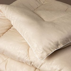 Одеяло 2-спальное, 172х205 см, Овечья шерсть, 400 г/м2, зимнее, чехол микрофибра, кант