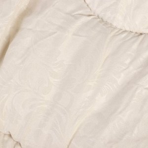 Одеяло 1.5-спальное, 140х205 см, Овечья шерсть, 400 г/м2, зимнее, чехол микрофибра, кант, Selena