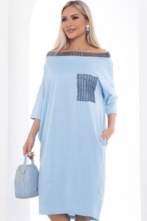 LT Collection Платье Маниша голубое П10028