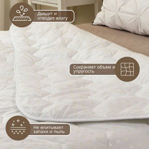 Одеяло 1.5-спальное, 140х205 см, Бамбук, 250 г/м2, всесезонное