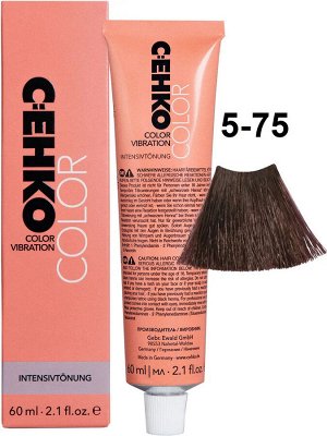 Сенко Тонирующая крем краска для волос 5/75 Темно ореховый 60 мл C:EHKO Color Vibration