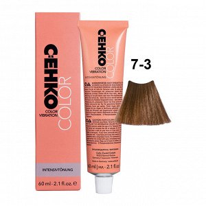 Сенко Тонирующая крем краска для волос 7/3 средне золотистый блондин 60 мл C:EHKO Color Vibration