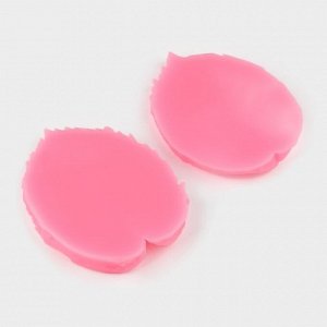 Молд Доляна «Листва», силикон, 8,2x6,3 см, цвет розовый
