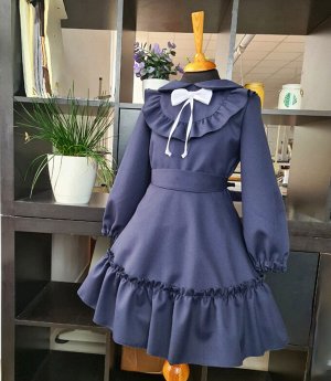 Школьное платье Агата синий