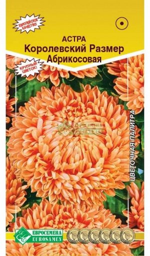 Цветы Астра Королевский размер Абрикосовая ЦВ/П (ЕС) 0,1гр однолетник до 90см