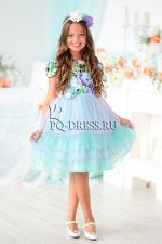 Платье нарядное для девочки арт. ИР-1755, цвет ментол