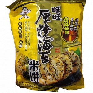 Рисовое печенье Want Want с водорослями нори 118 гр. Китай