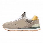 Кроссовки NB 574 Biege Gold арт B6000-4