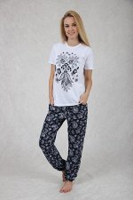 Домашний костюм из хлопка для женщинТК883