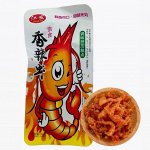 Креветки соевые вяленые (снеки из соевого мяса) Jiang Fa 300 гр (15 пачек по 20 гр) Китай
