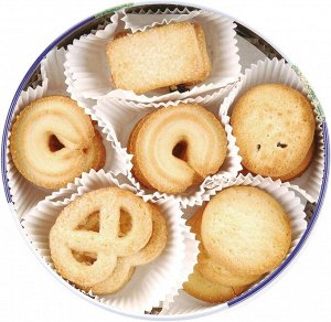 Danisa Butter Cookies 200g - Сдобное печенье Даниса в жестяной баночке. Как в детстве