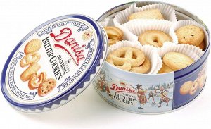 Danisa Butter Cookies 200g - Сдобное печенье Даниса в жестяной баночке. Как в детстве