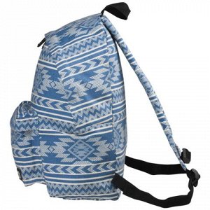 Рюкзак BRAUBERG универсальный, сити-формат, голубой, Нордик,