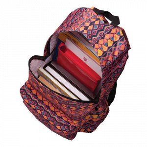 Рюкзак BRAUBERG универсальный, сити-формат, оранжевый, Сафар