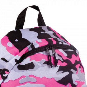 Рюкзак BRAUBERG универсальный, сити-формат, розовый, Камуфля
