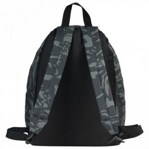 Рюкзак BRAUBERG универсальный, сити-формат, серый, Камуфляж,