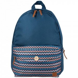 Рюкзак BRAUBERG универсальный, сити-формат, синий, карман с