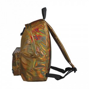 Рюкзак BRAUBERG универсальный, сити-формат, темно-золотой, В