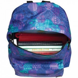 Рюкзак BRAUBERG универсальный, сити-формат, фиолетовый, Фант